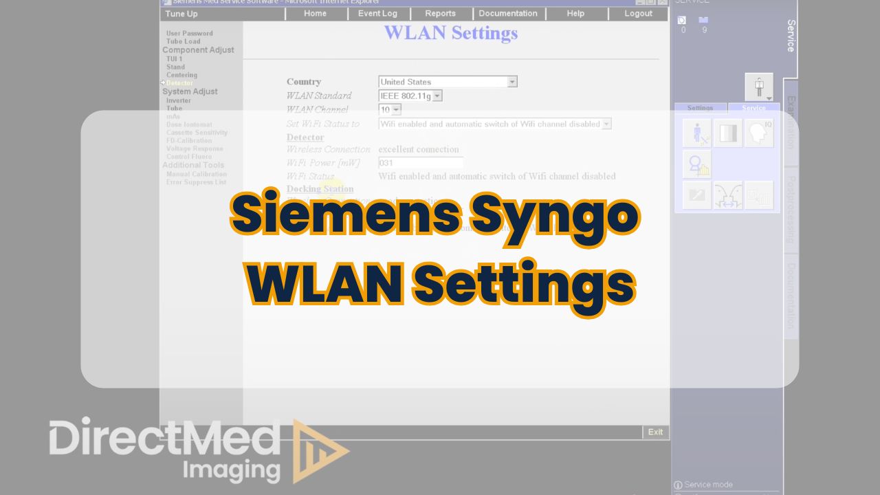 Siemens Syngo WLAN Settings