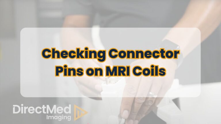 Checking Connector Pins on MRI Coils