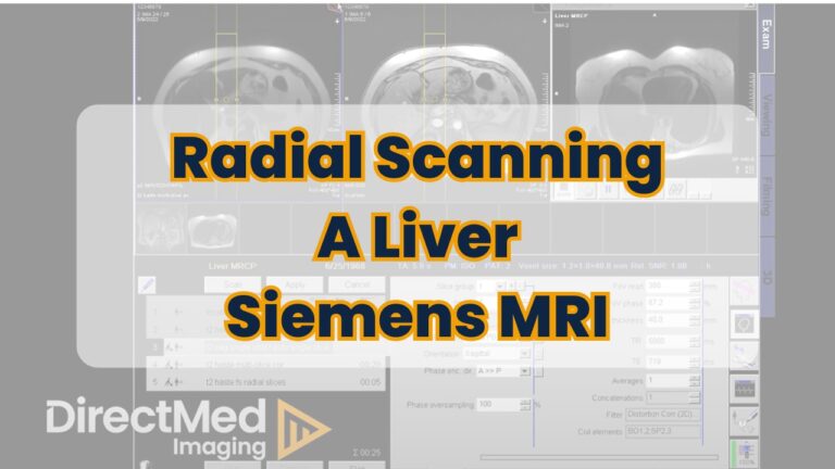 Radial Scanning A Liver Siemens MRI