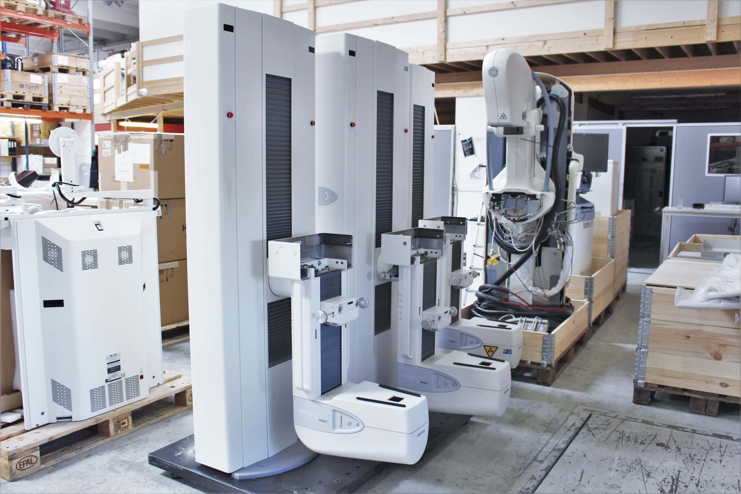 Digital mammography machine