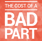 the cost of a bad part graphic