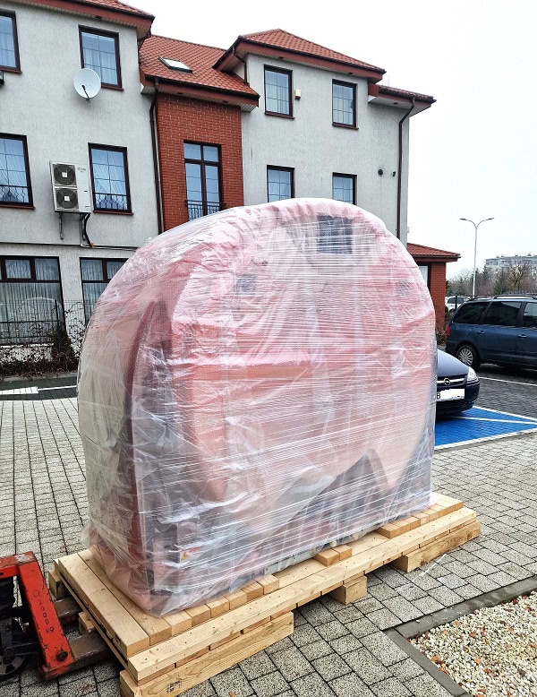 A packed CT scanner being deliver to a customer for CT scan installation - LBN Medical